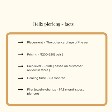 Helix piercing - A complete guide