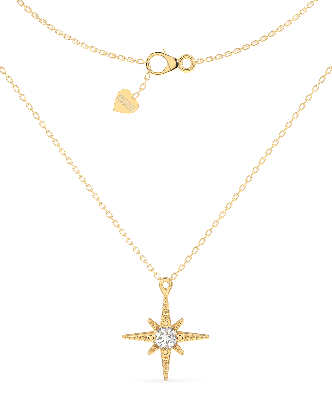 Burst Of Light Charm Necklace