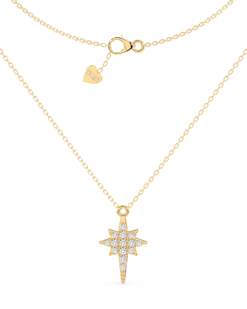 Shooting Star Charm Necklace