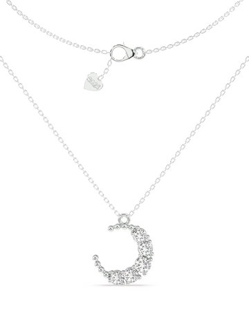 Crescent Moon Charm Necklace