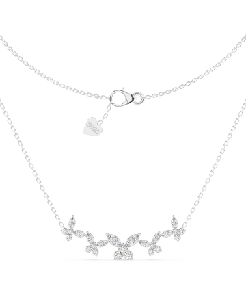 Dual Chain Butterfly Stacked Necklace