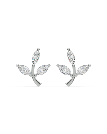 Marqa Leaf Stud Earrings