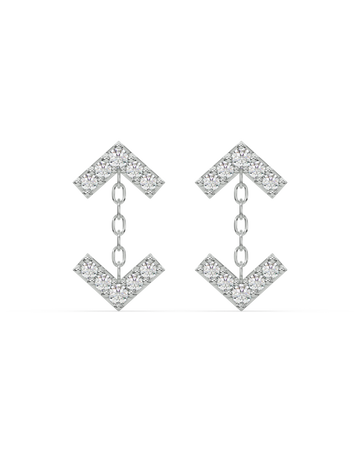 Inverse Arrow Stud Earrings