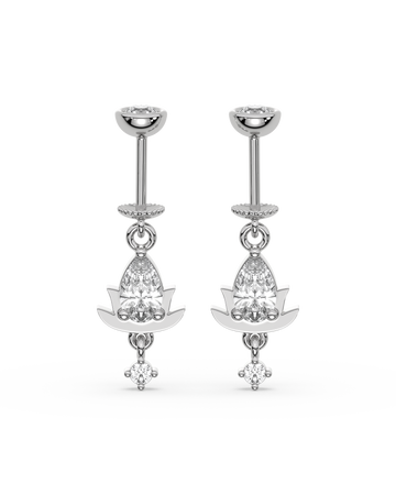 Modern Kamal Helix Hanging Earrings