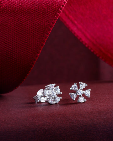 Luxe Flower - Minimalist Stud Earrings
