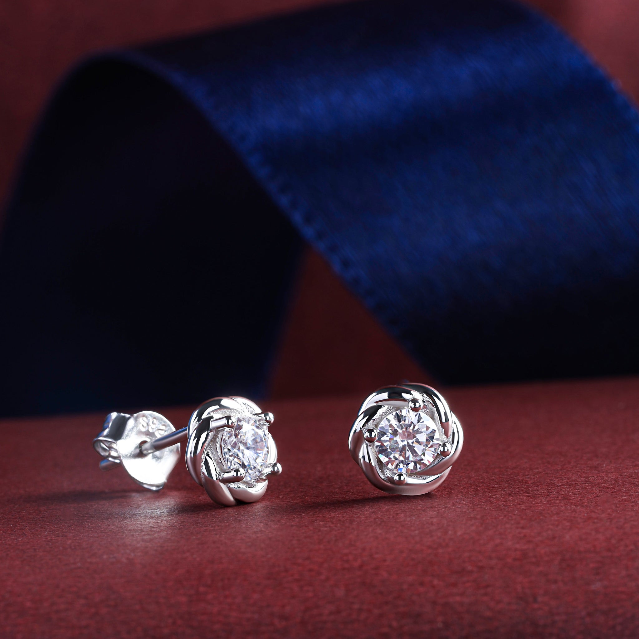 Timeless Rose Stud Earrings