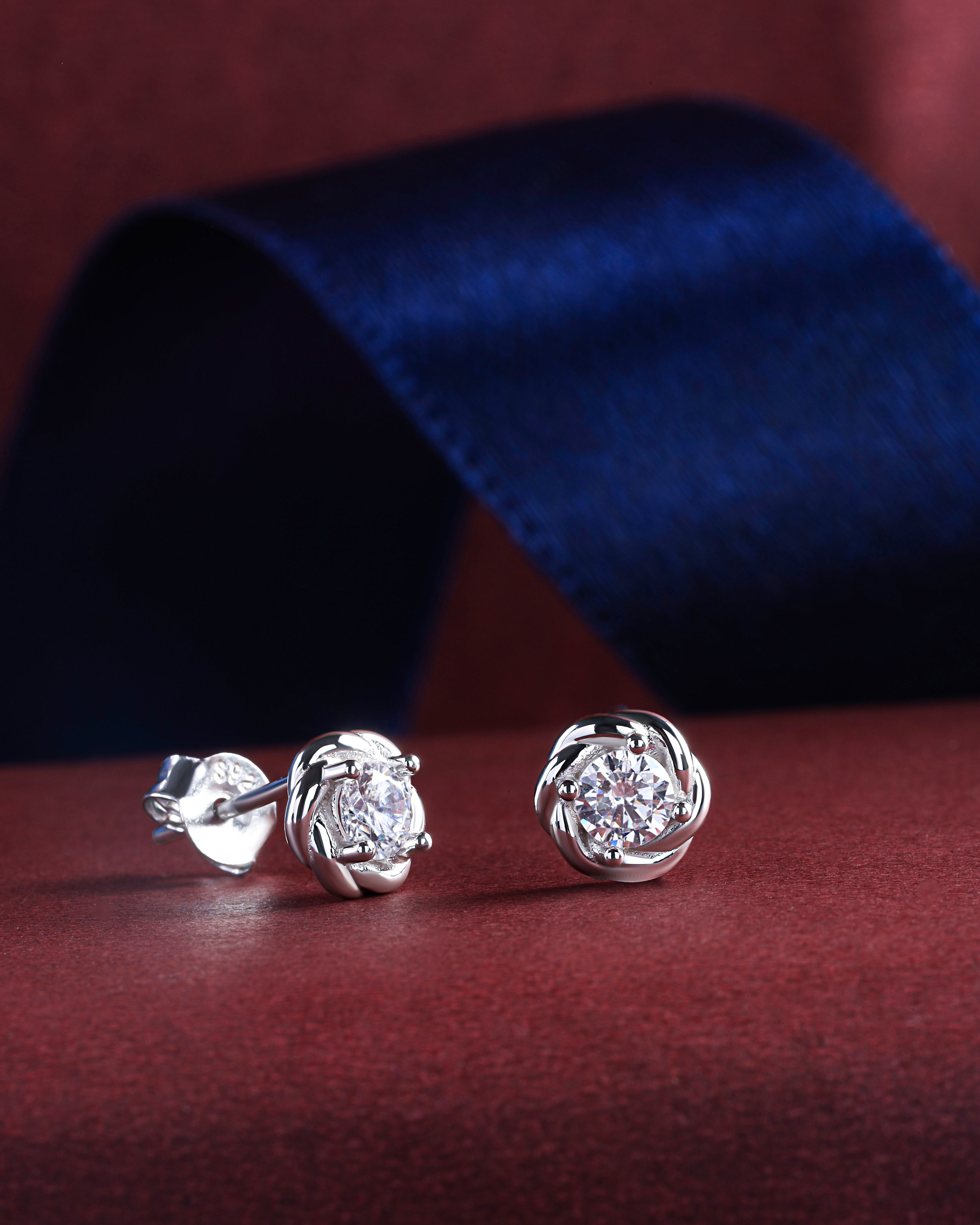 Timeless Rose Stud Earrings