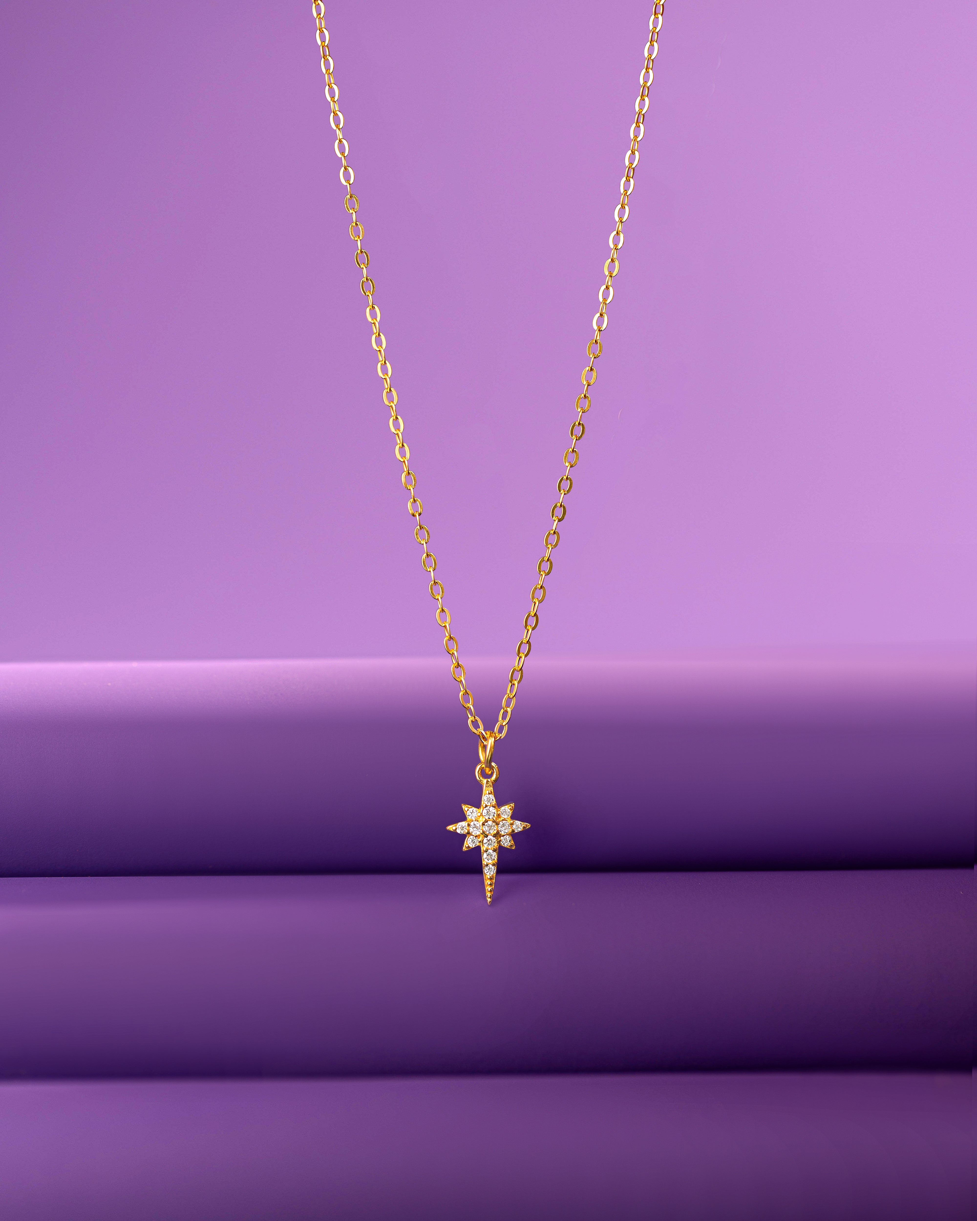 Shooting Star Charm Necklace
