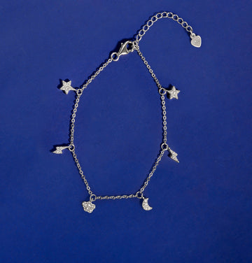 Celestial Flow - Meteorite Pave' Bracelet