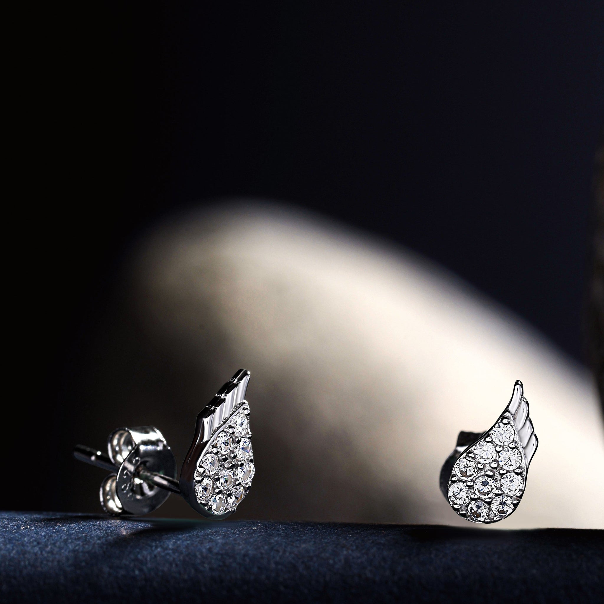 Heavenly Wings Minimal Stud Earrings