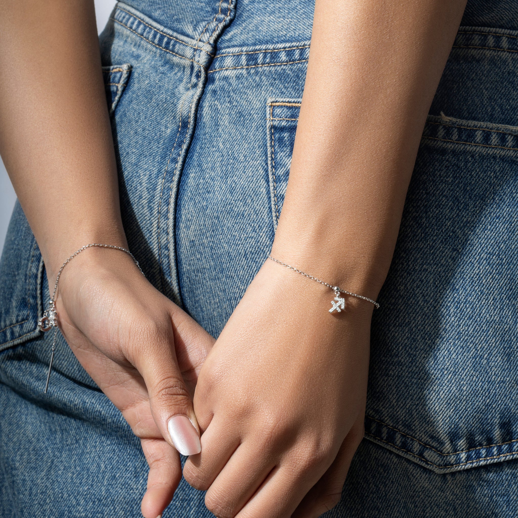 Sagittarius Stone Pave' Zodiac Bracelet