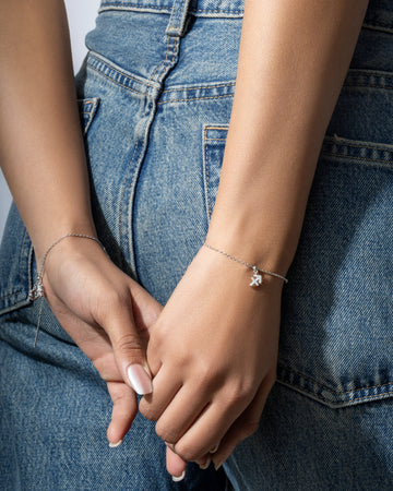 Sagittarius Stone Pave' Zodiac Bracelet