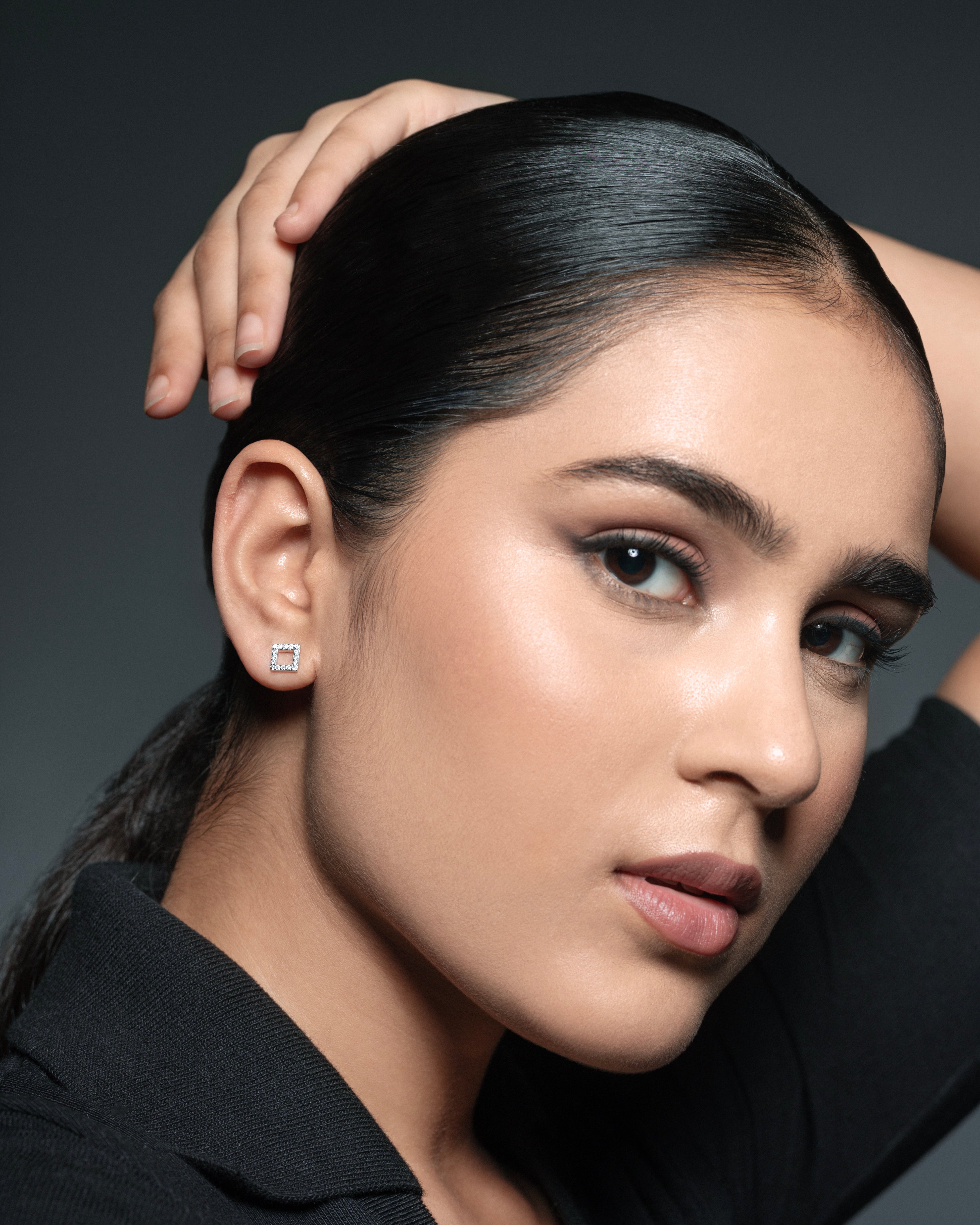 Square Essence Stud Earrings