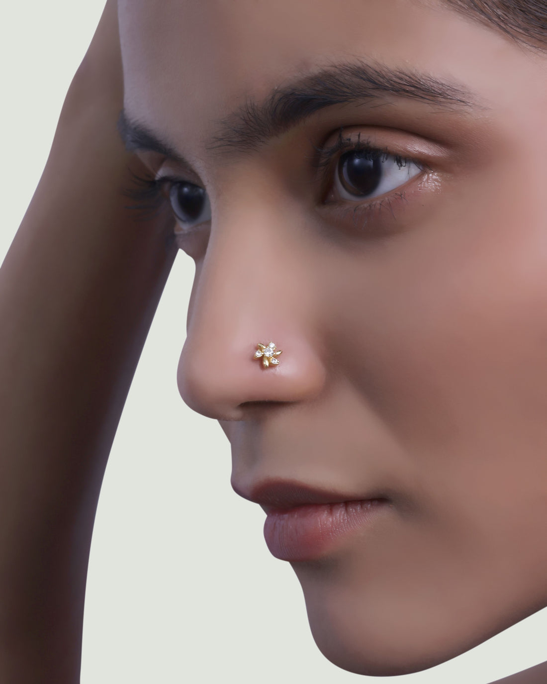 Bloom Aura Nose Pin