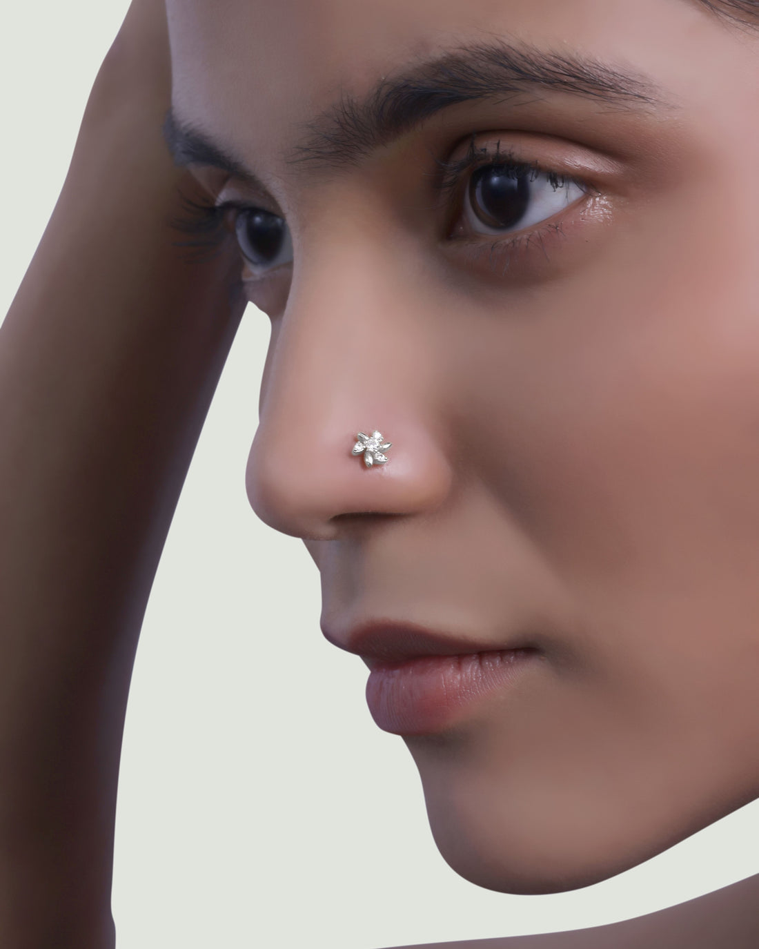Bloom Aura Nose Pin