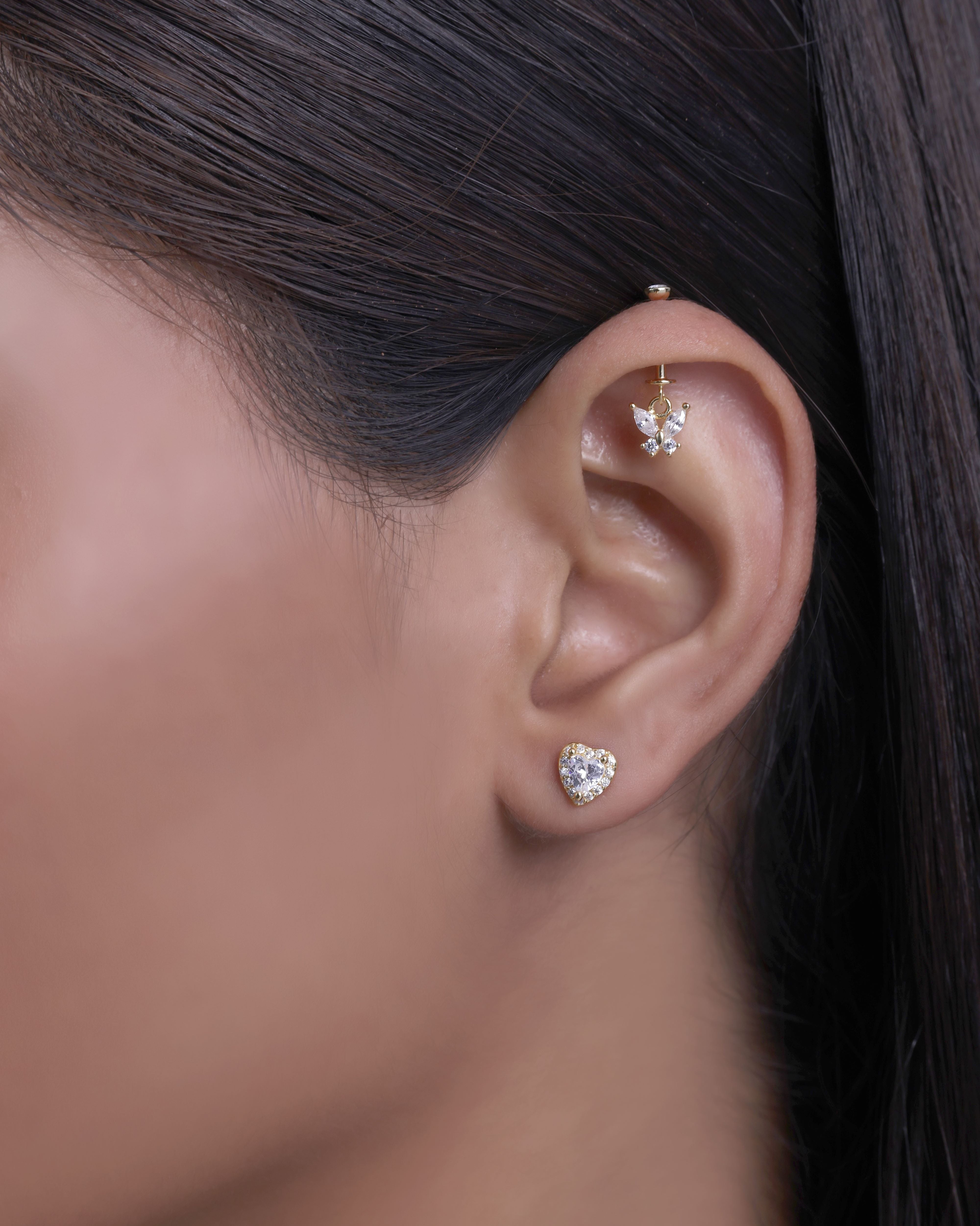 Butterfly - Fly Helix Piercings Hanging Earrings