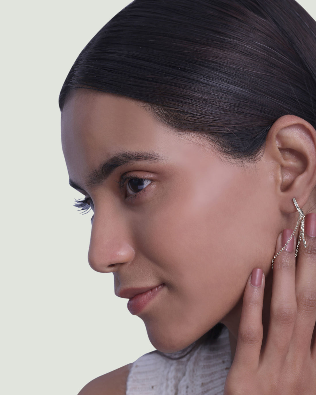 Statement Double Chain Hoop Earrings