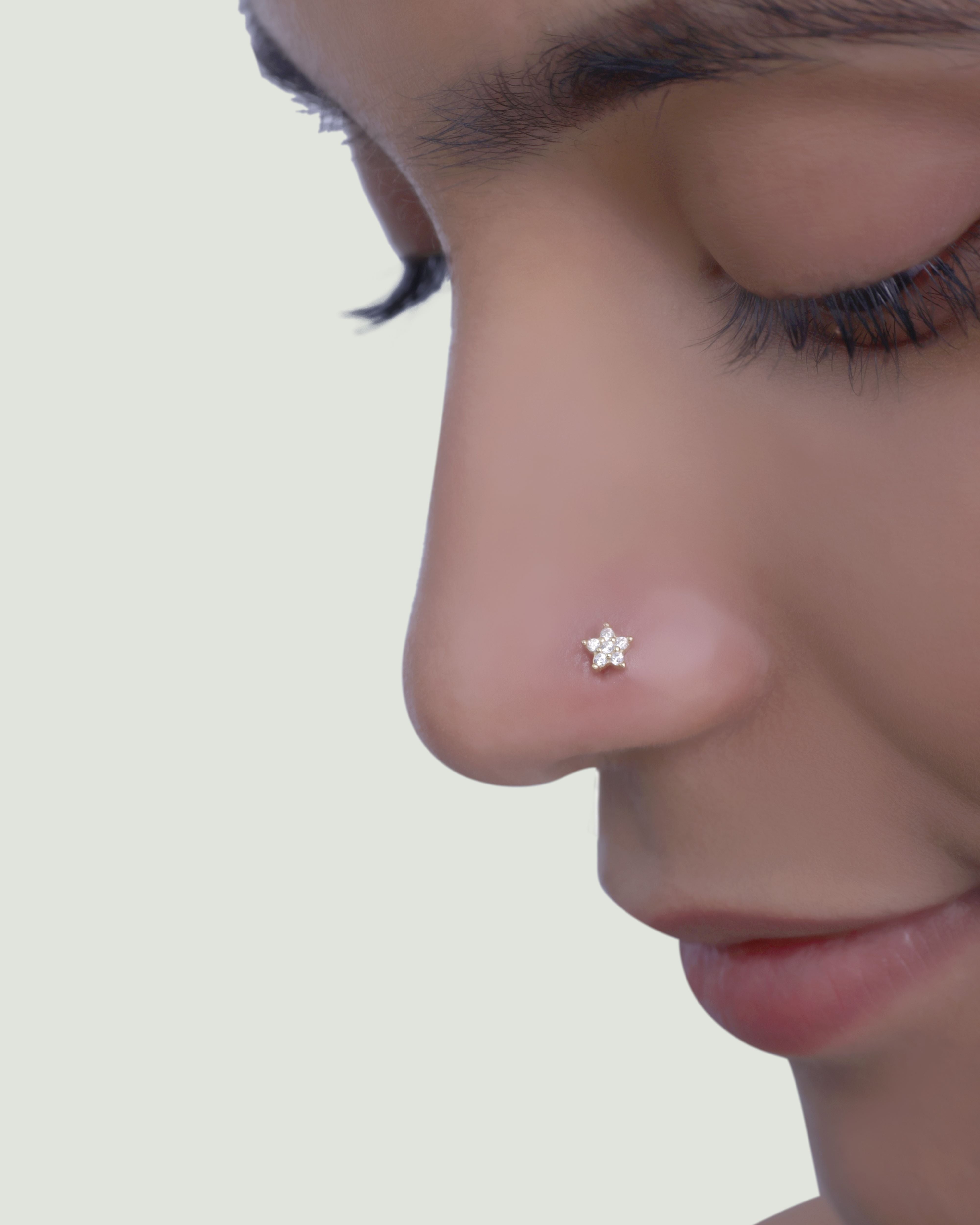 Star Nose Nose Pin