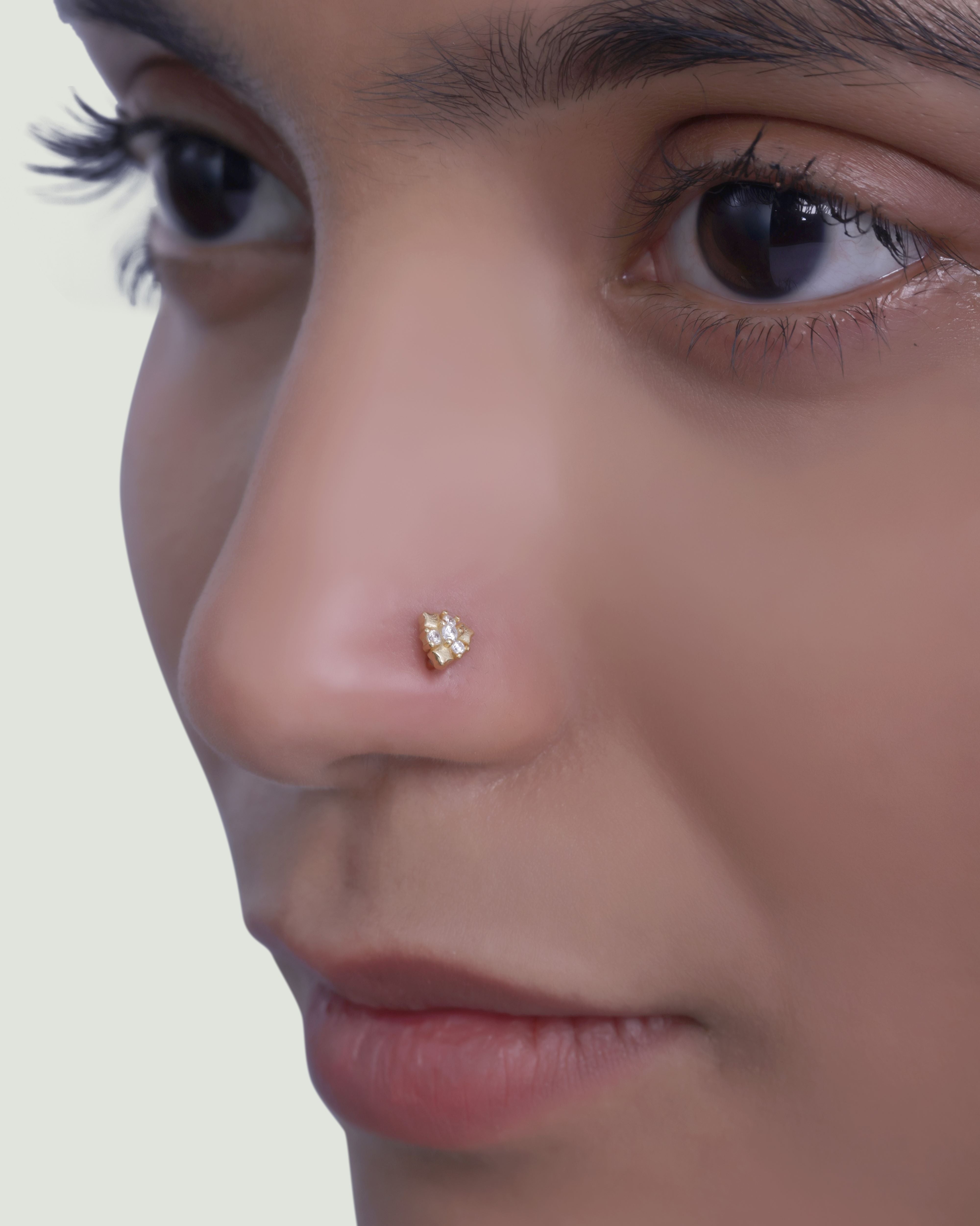 Dew Charm Nose Pin