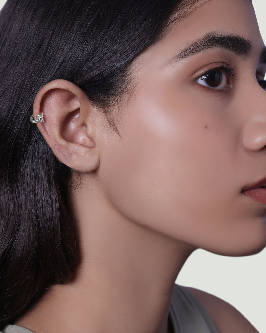 Evil Eye Huggee Hoop Earrings