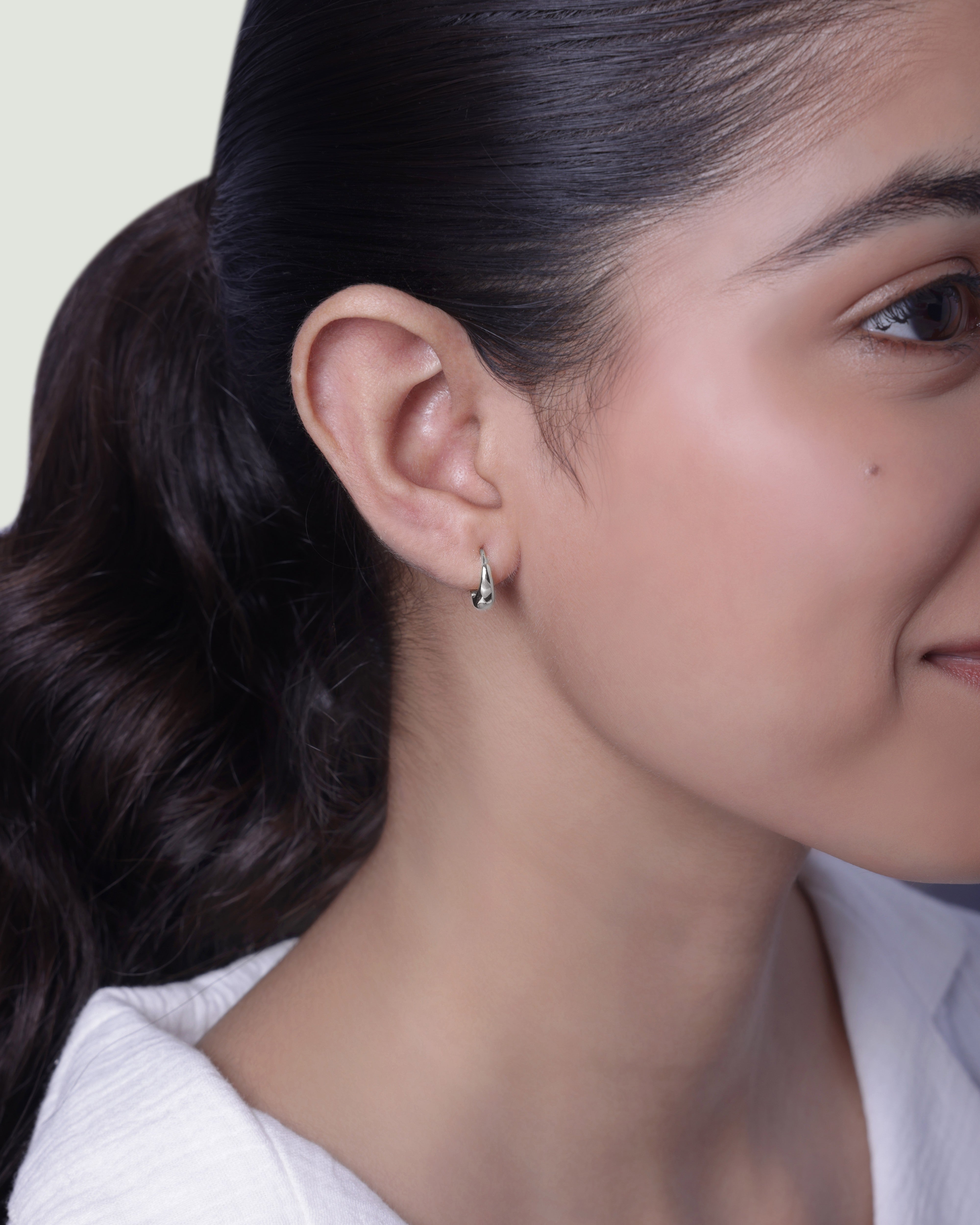 Chunky Thick Hoop Earrings