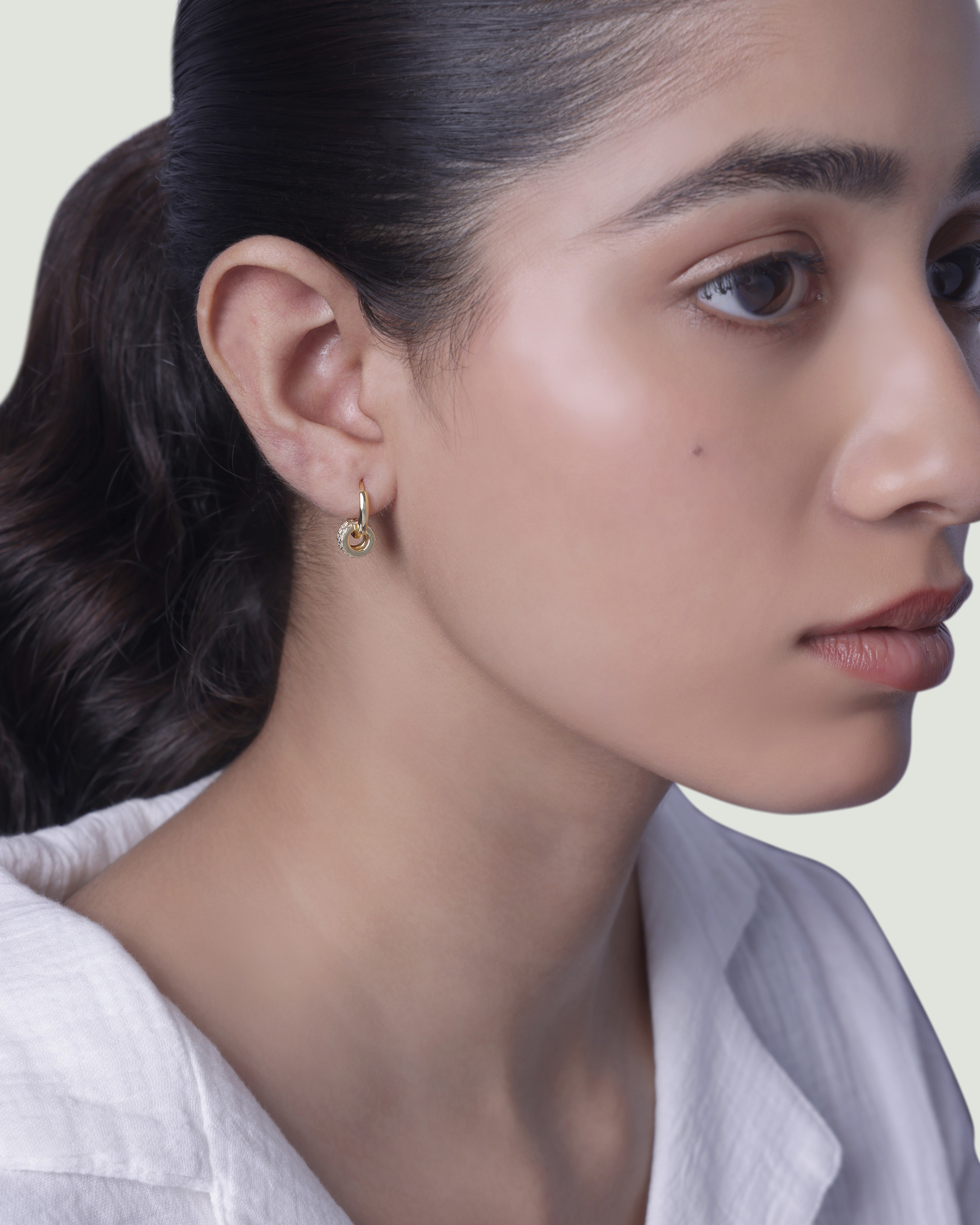 Multi Rings Hoops Earrings