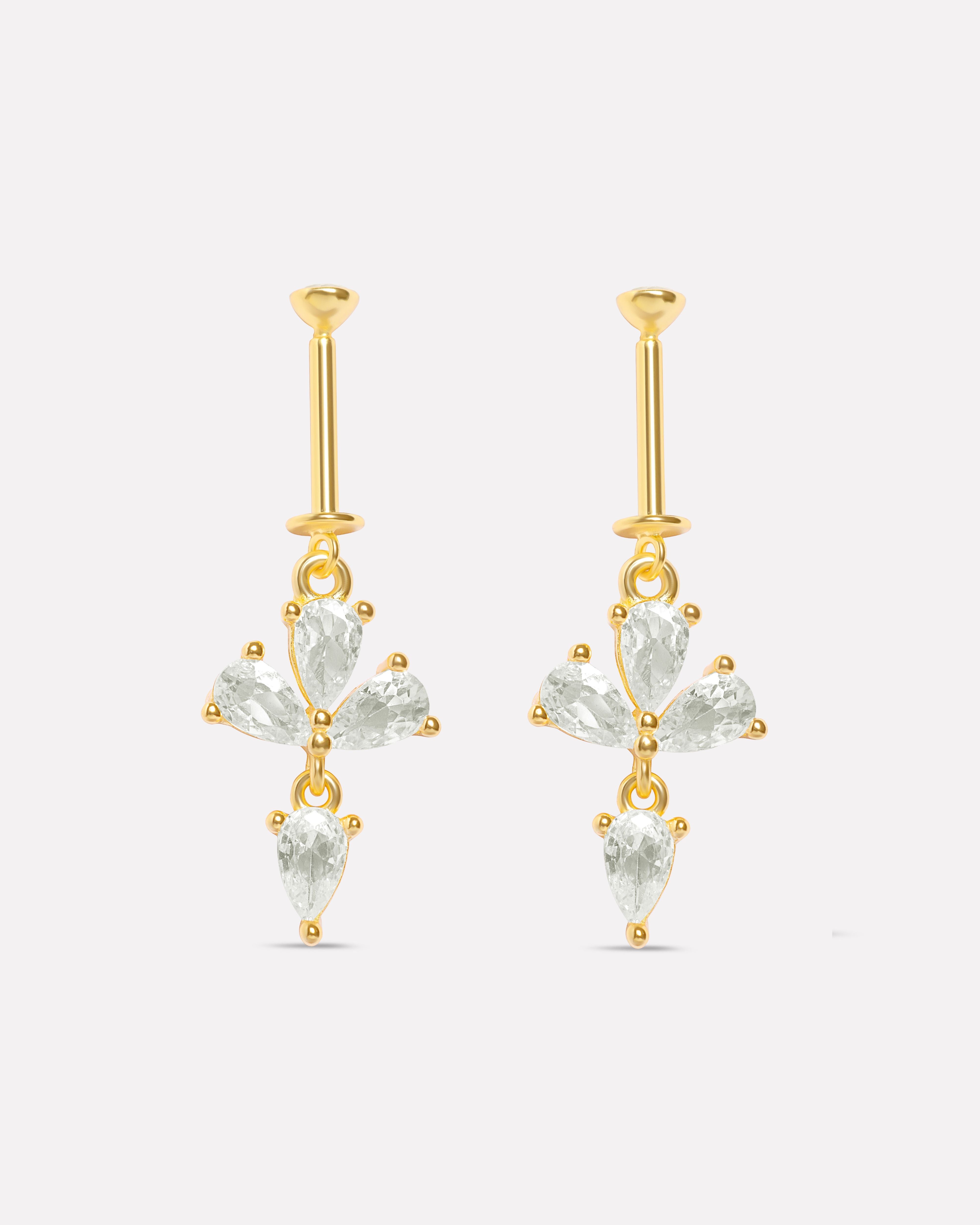 Glimmer Helix Piercings Hanging Earrings