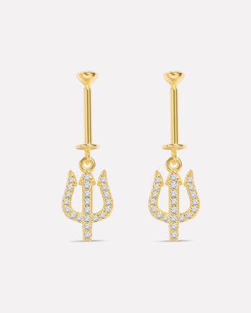 Trisul Helix Piercings Hanging Earrings
