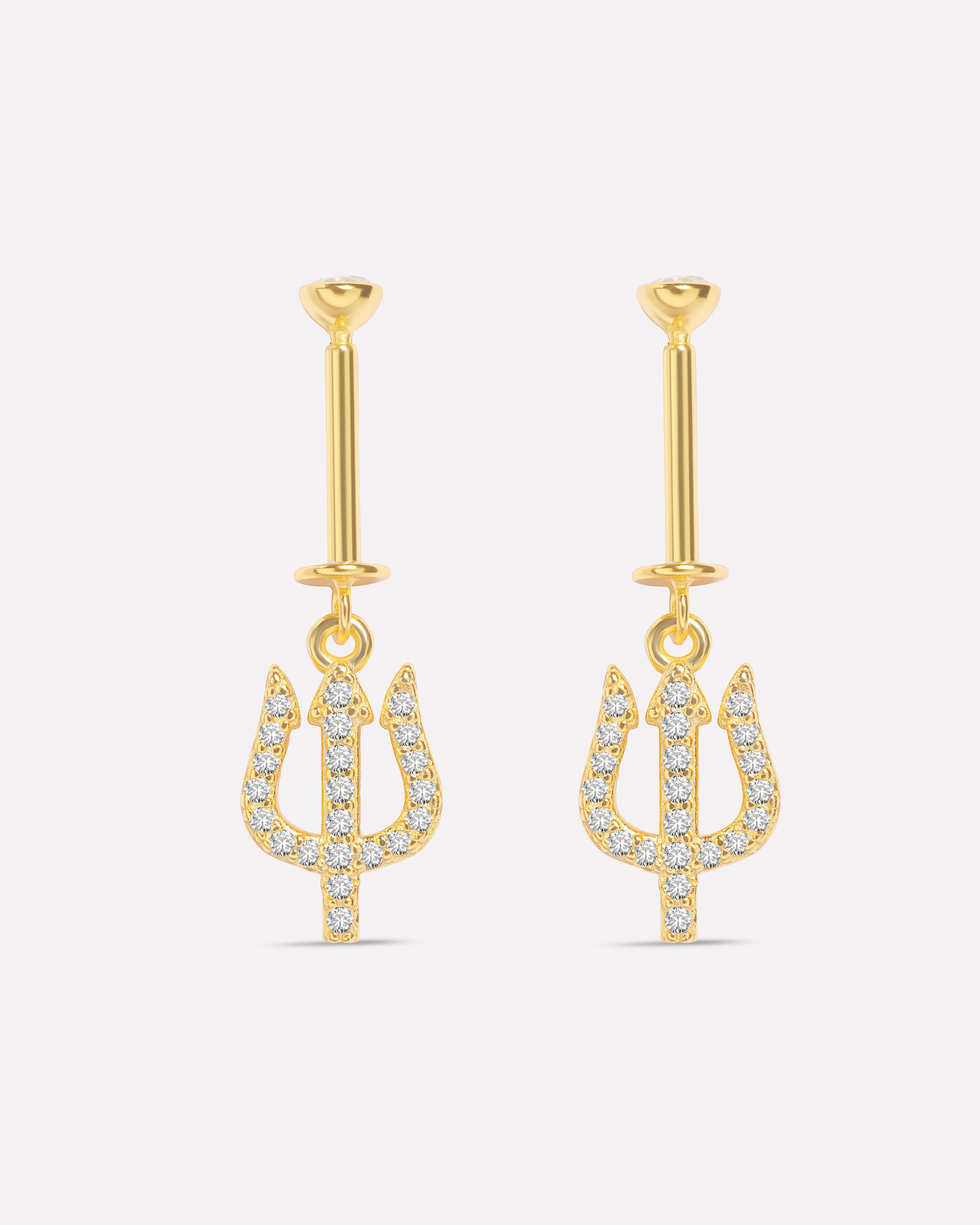 Trisul Helix Piercings Hanging Earrings