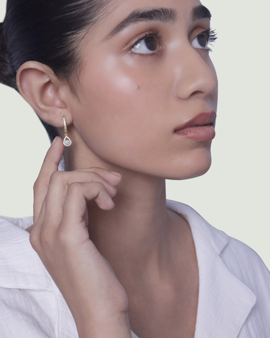 Jashn Charm Hoop Earrings