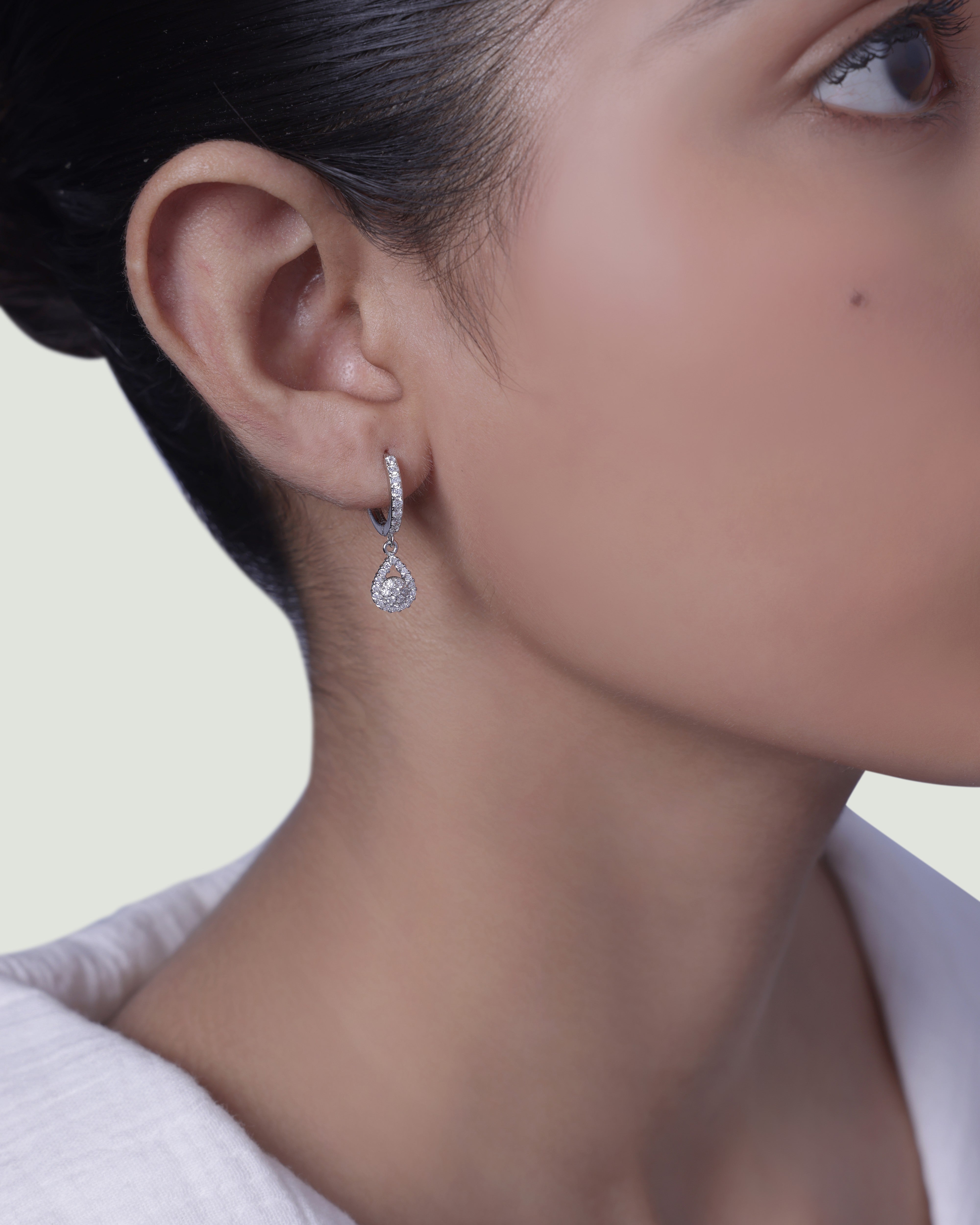 Jashn Charm Hoop Earrings