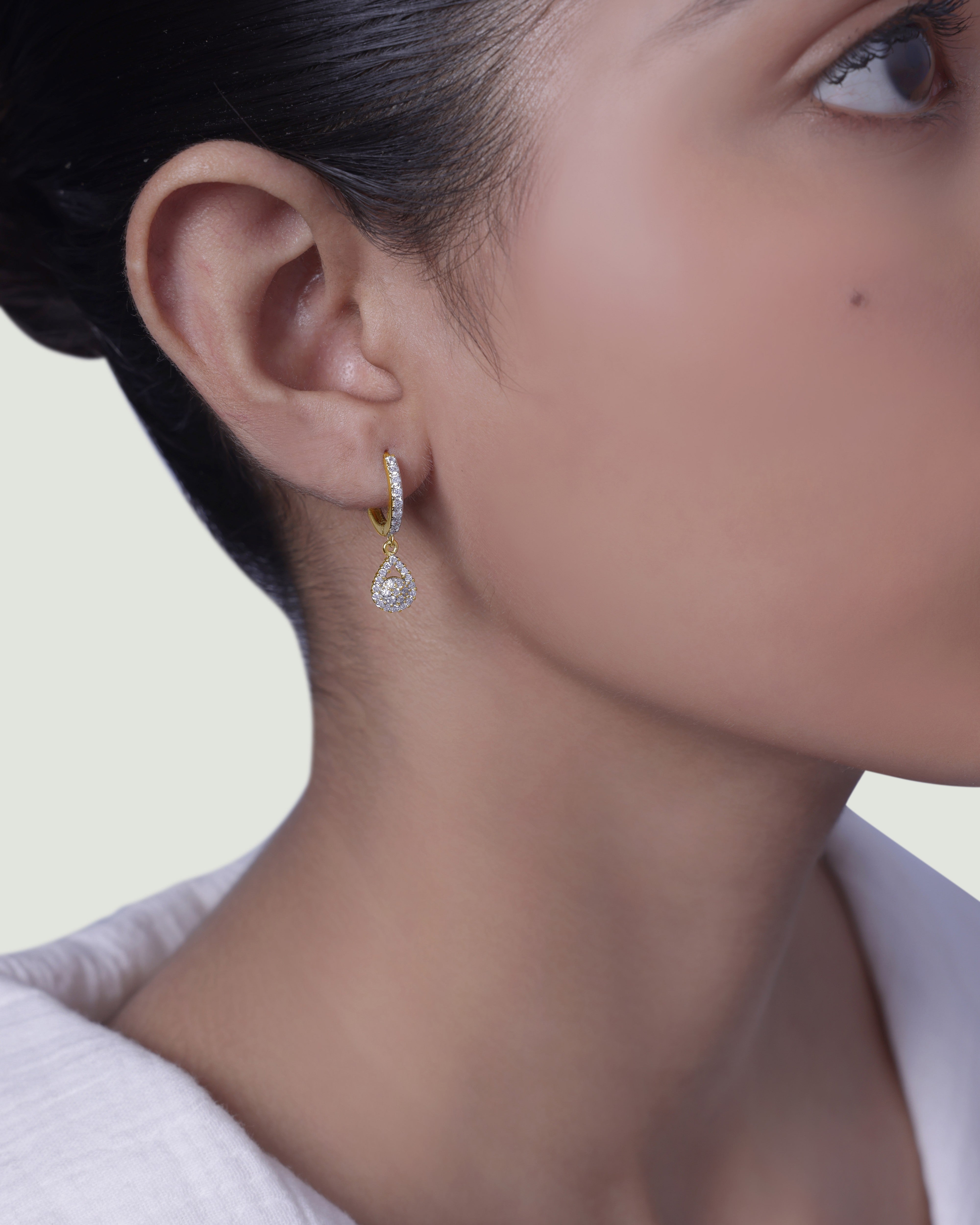 Jashn Charm Hoop Earrings