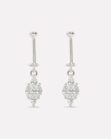 Camellia Helix Piercings Hanging Earrings