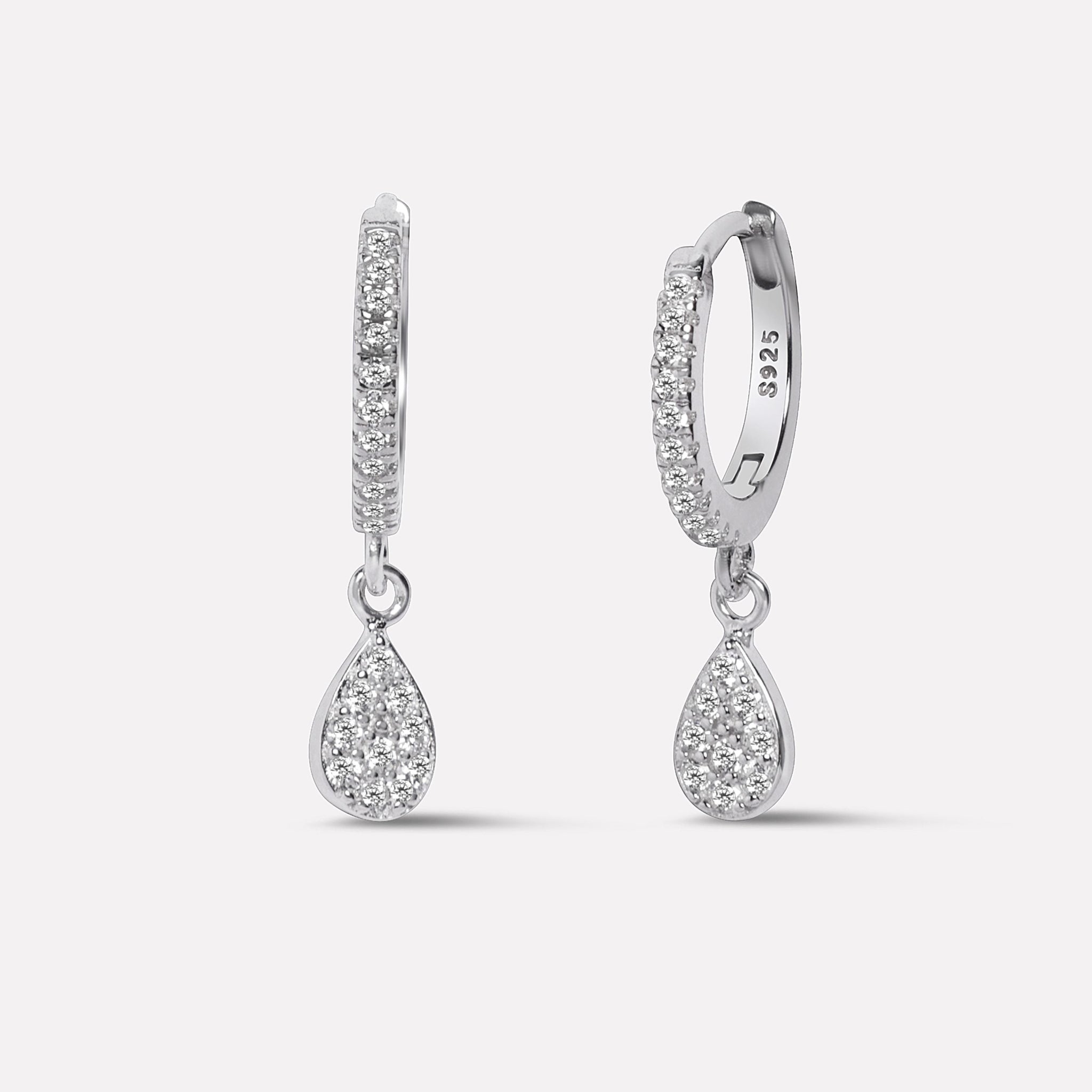 Droplet Hoops Earrings