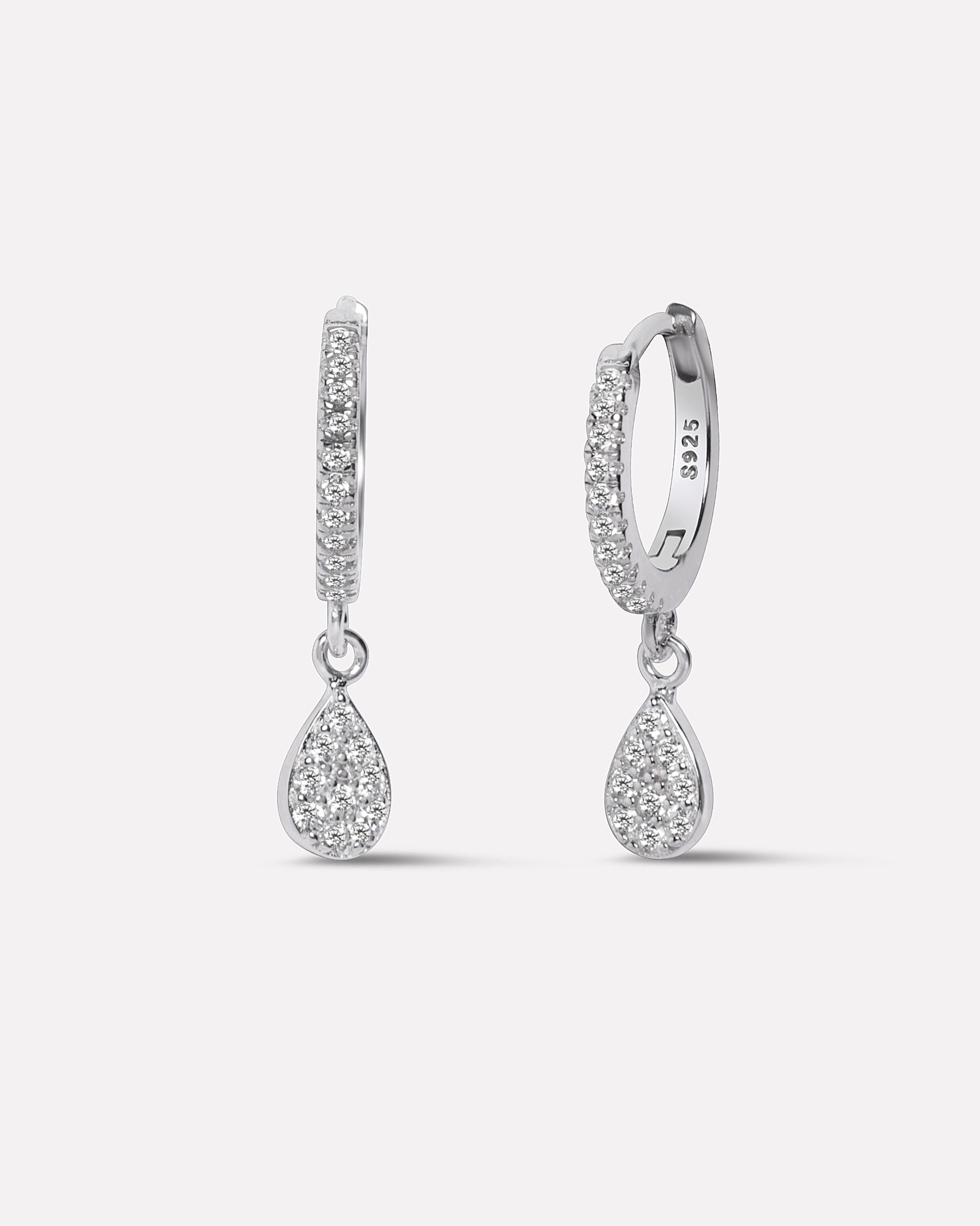 Droplet Hoops Earrings