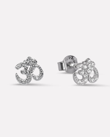 Aum  Om  Stud Earrings