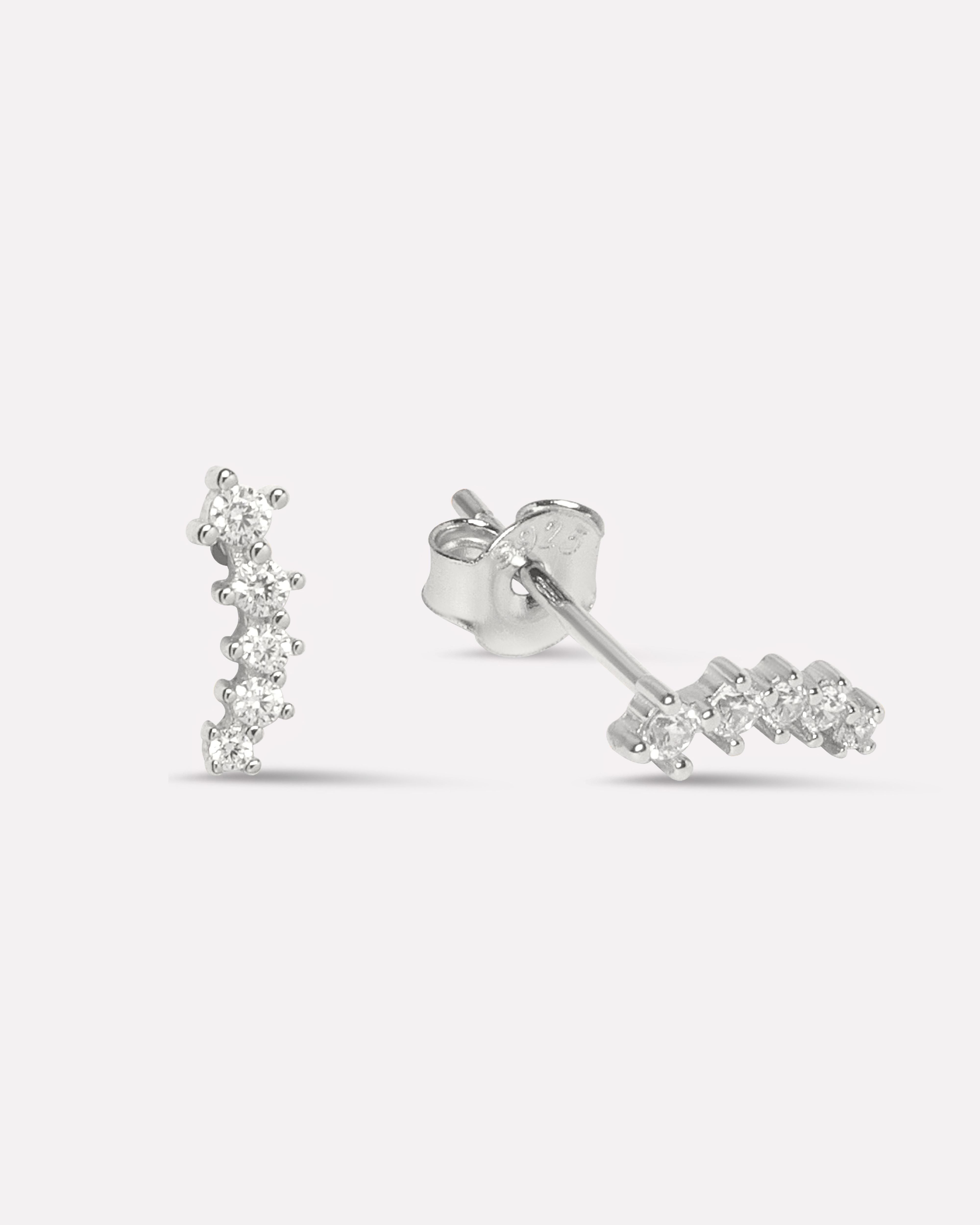 Five Stone Climber Studs Earrings