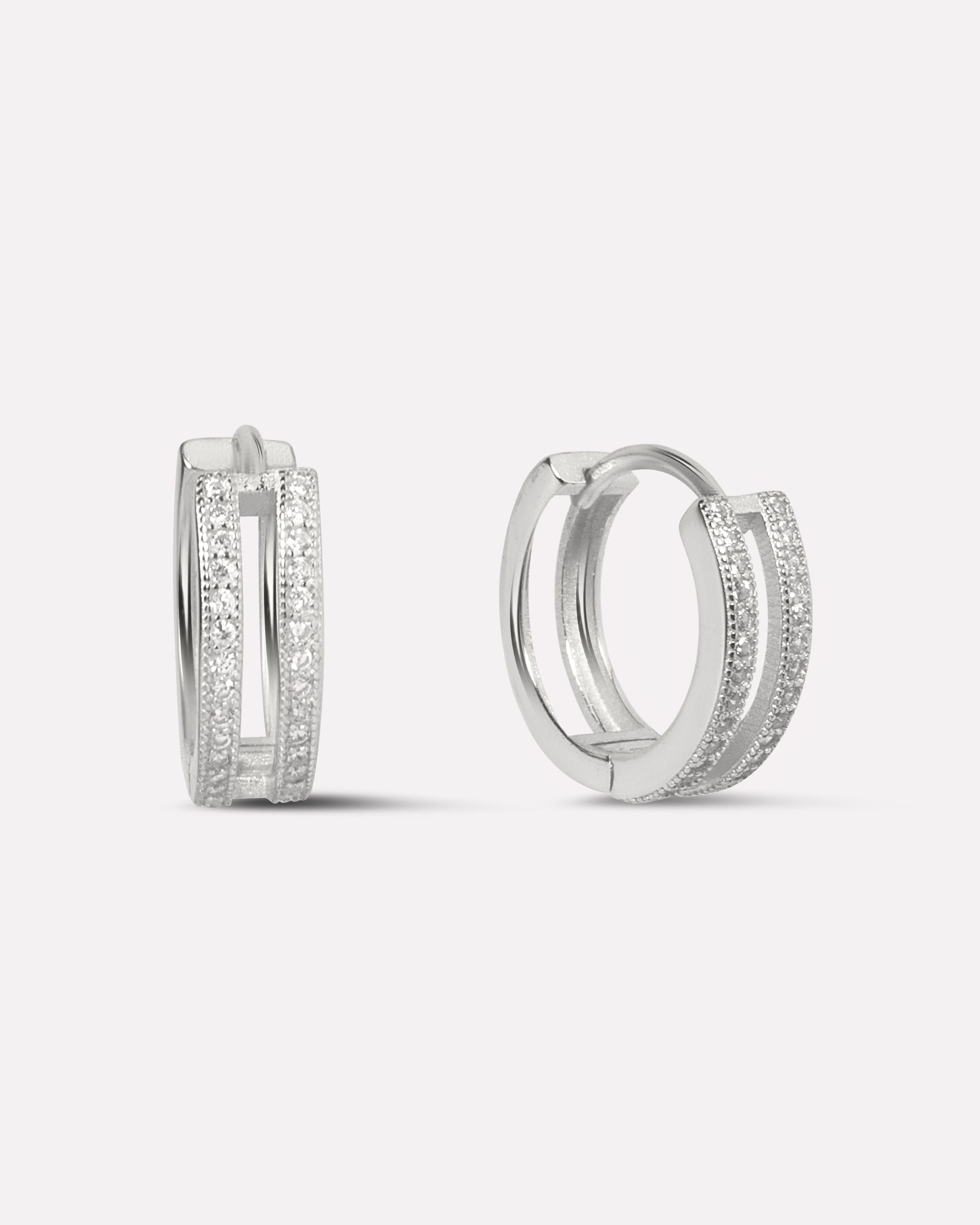 Bold Dual Statement Hoop Earrings