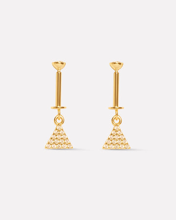 Triple Helix Piercings Hanging Earrings