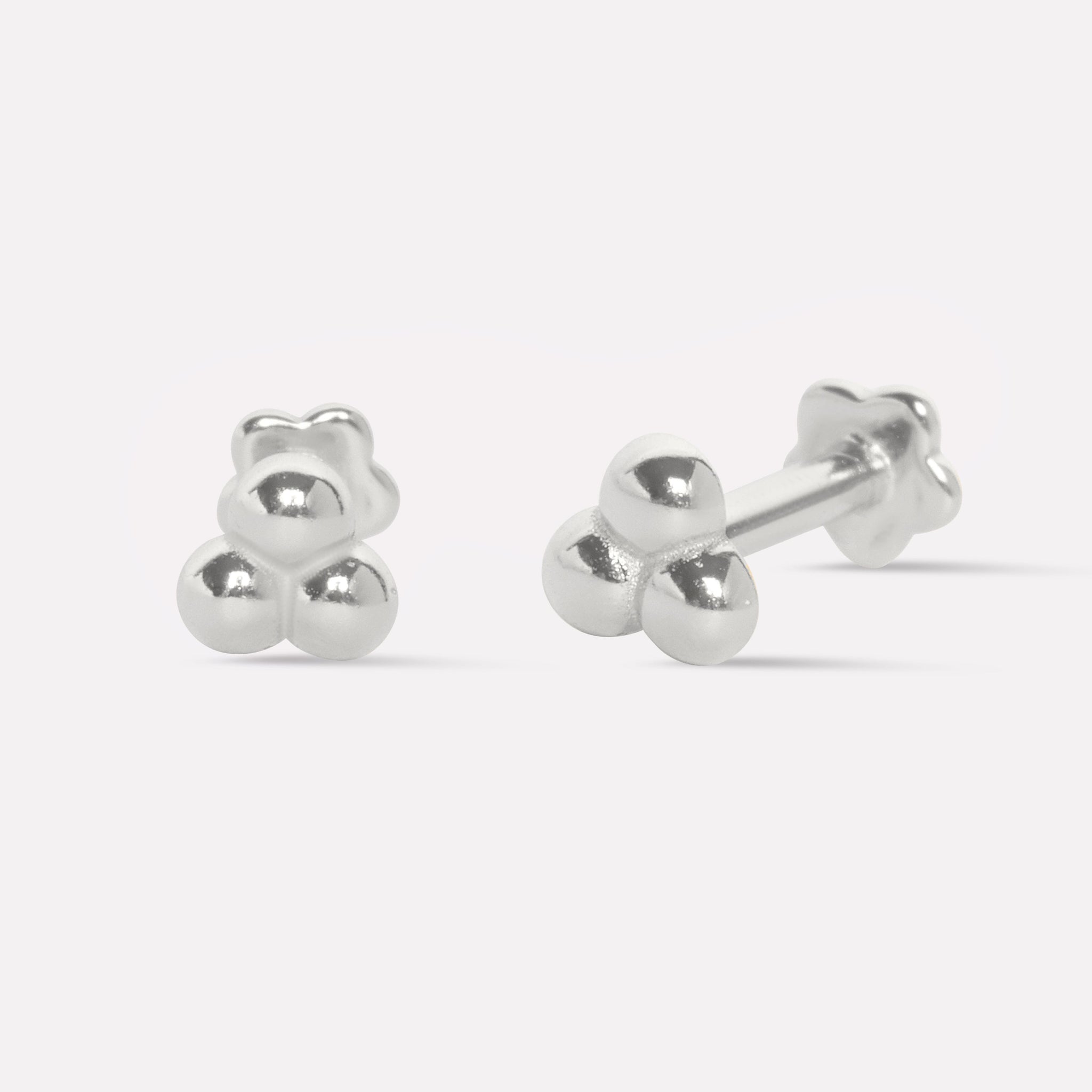 Pinball Flat Back Stud Earrings