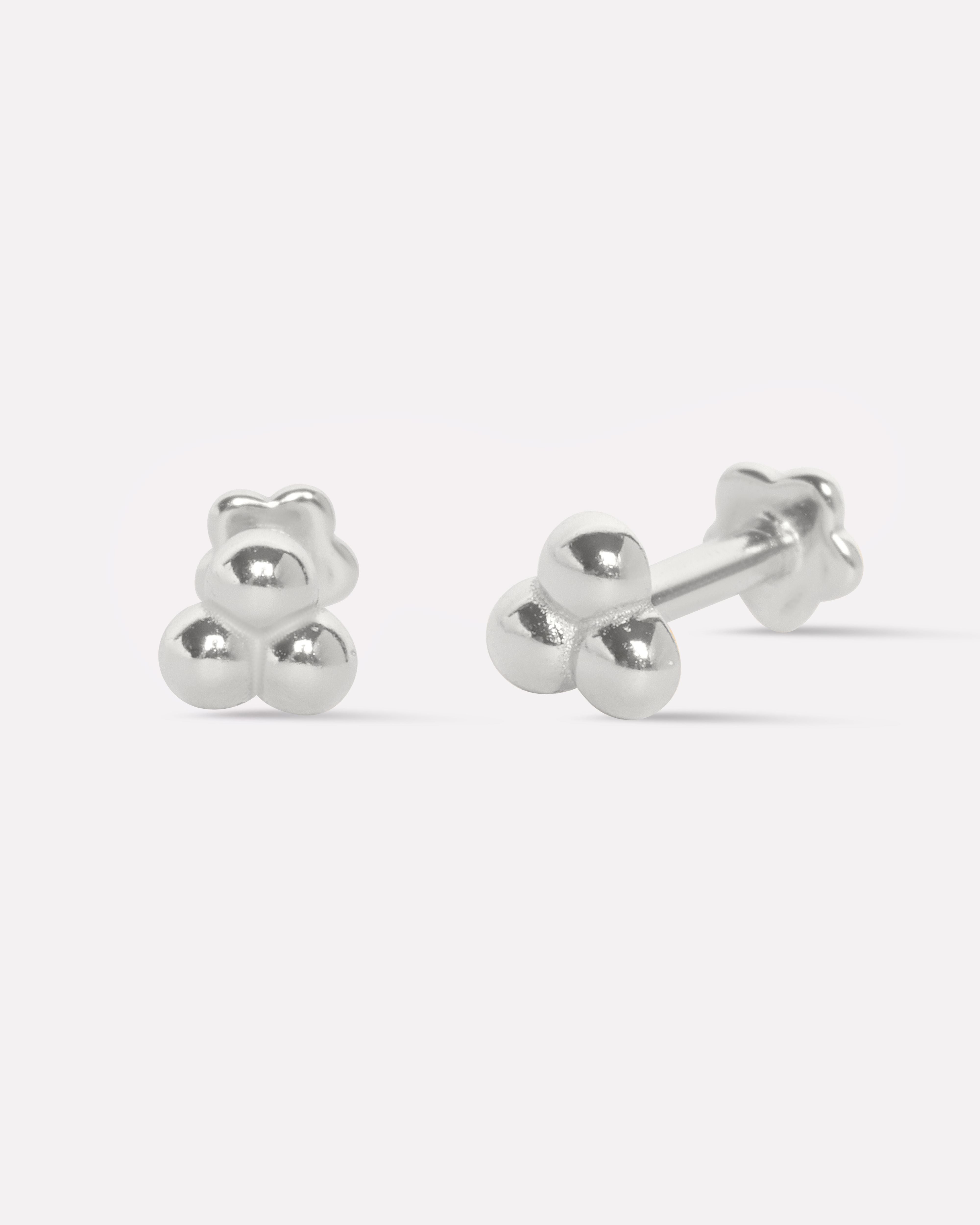 Pinball Flat Back Stud Earrings