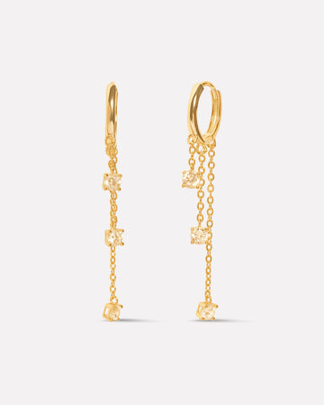 Corisande Chain Connector Earrings