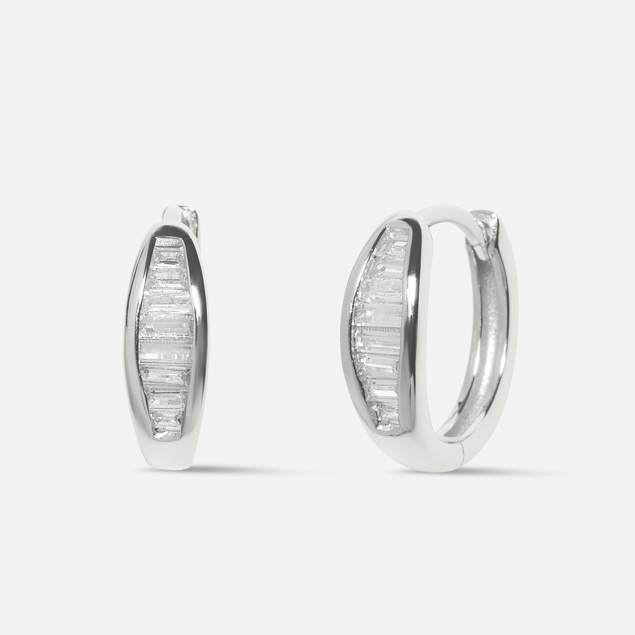 Luna Wave Hoop Earrings