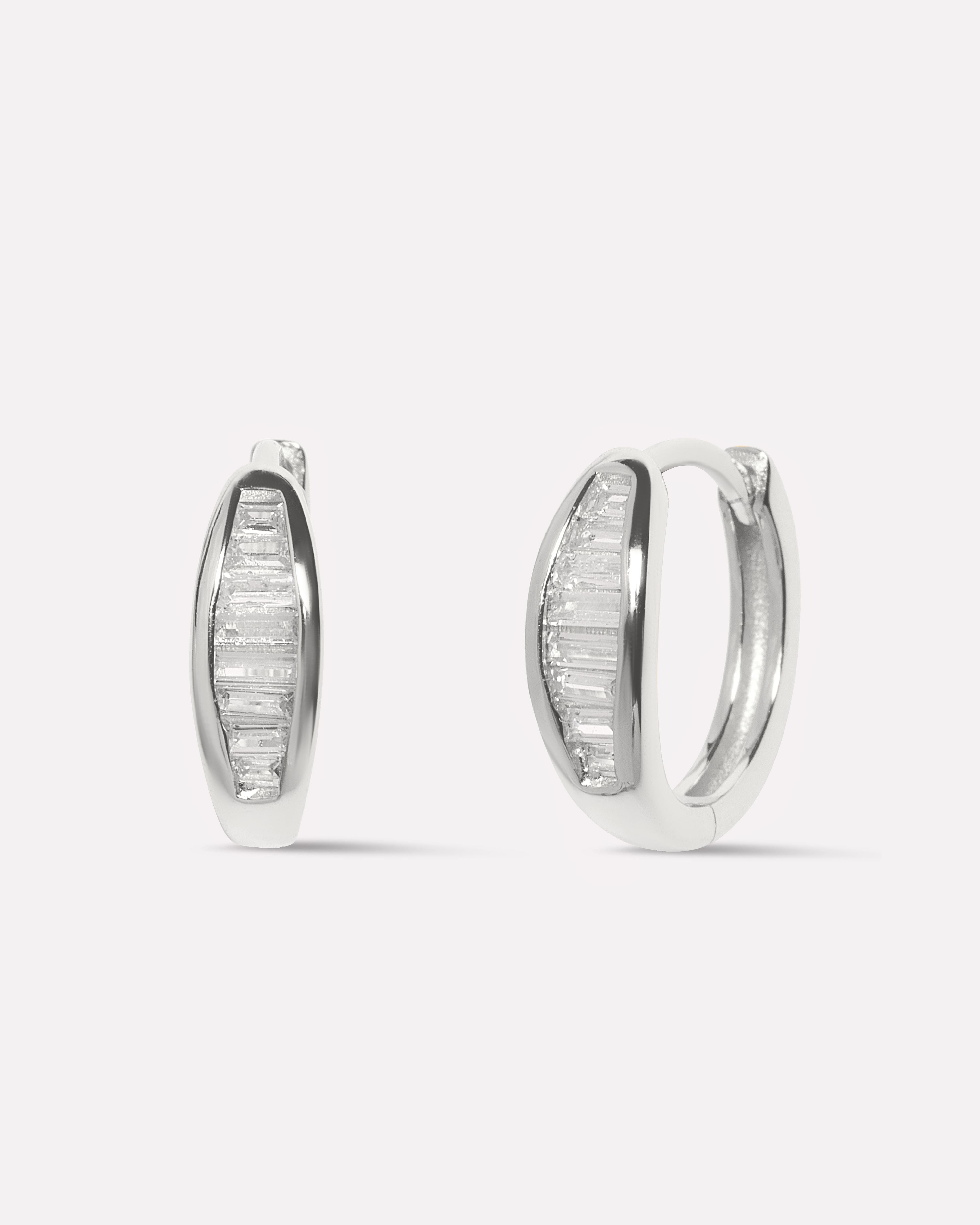 Luna Wave Hoop Earrings