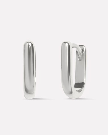 Minimalist U Shape Huggee Hoop Earrings