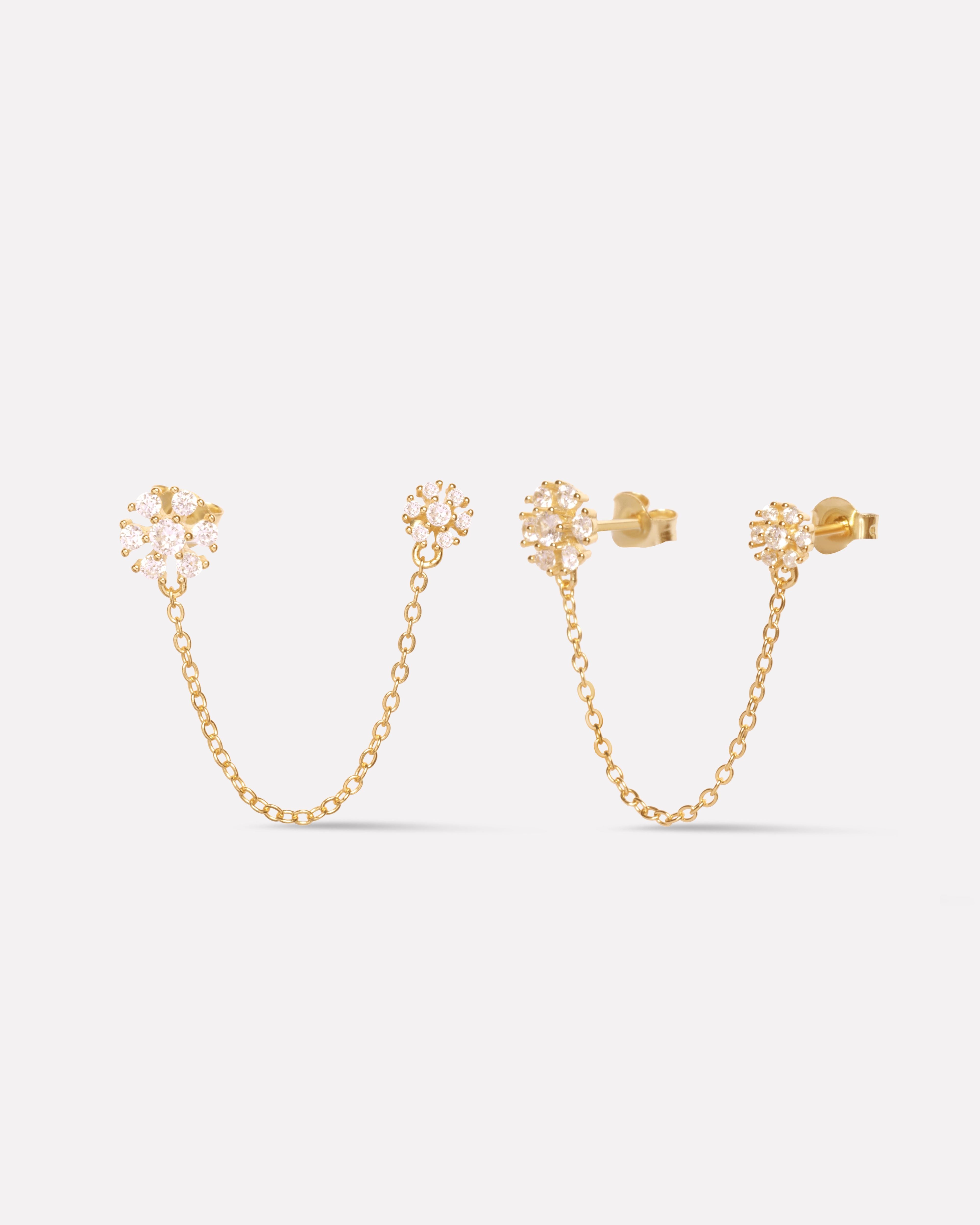Marcella Chain Connector Earrings