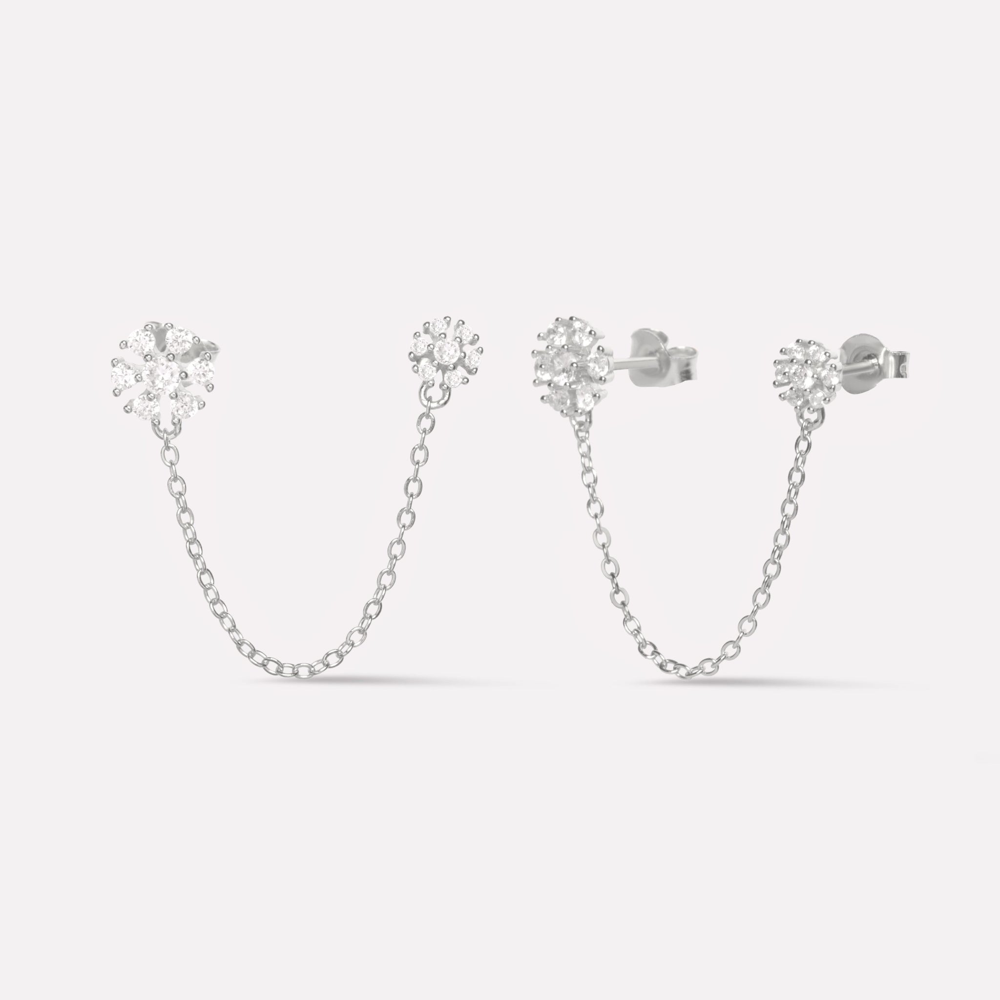 Marcella Chain Connector Earrings