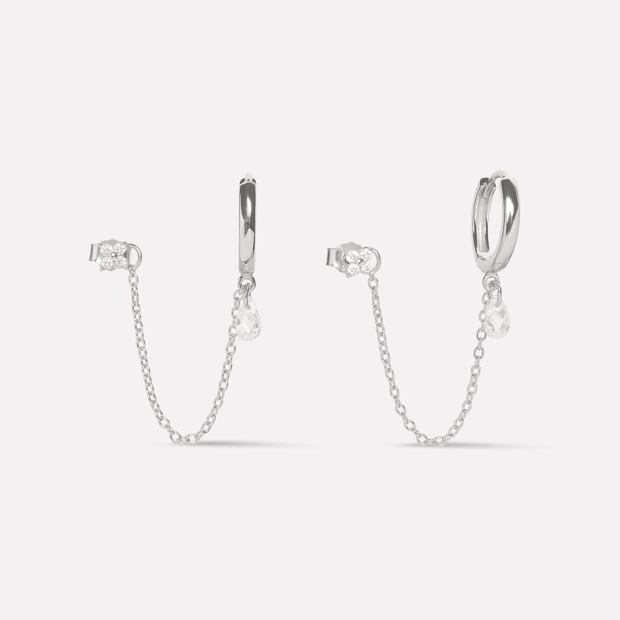 Estelle Chain Connector Earrings