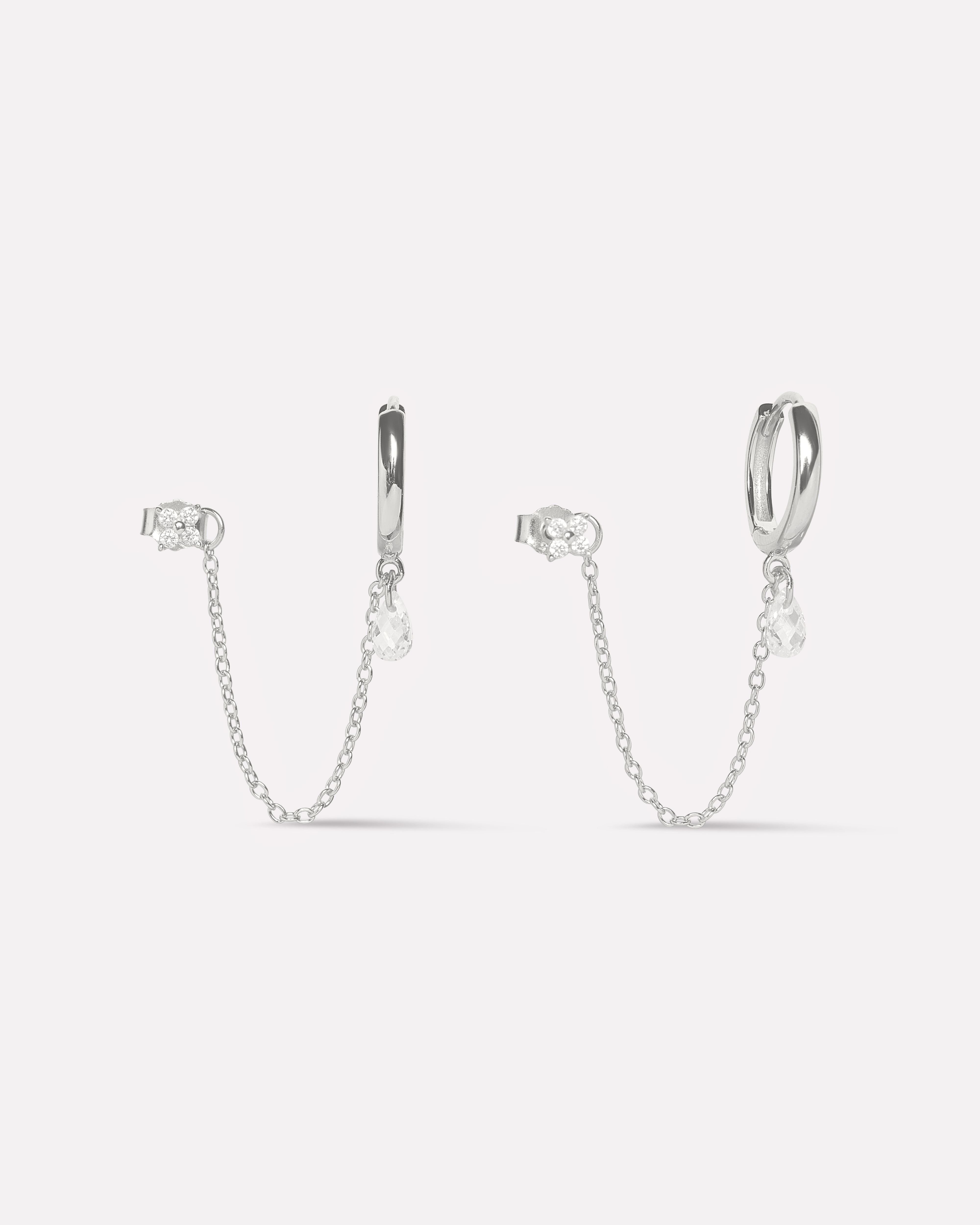 Estelle Chain Connector Earrings