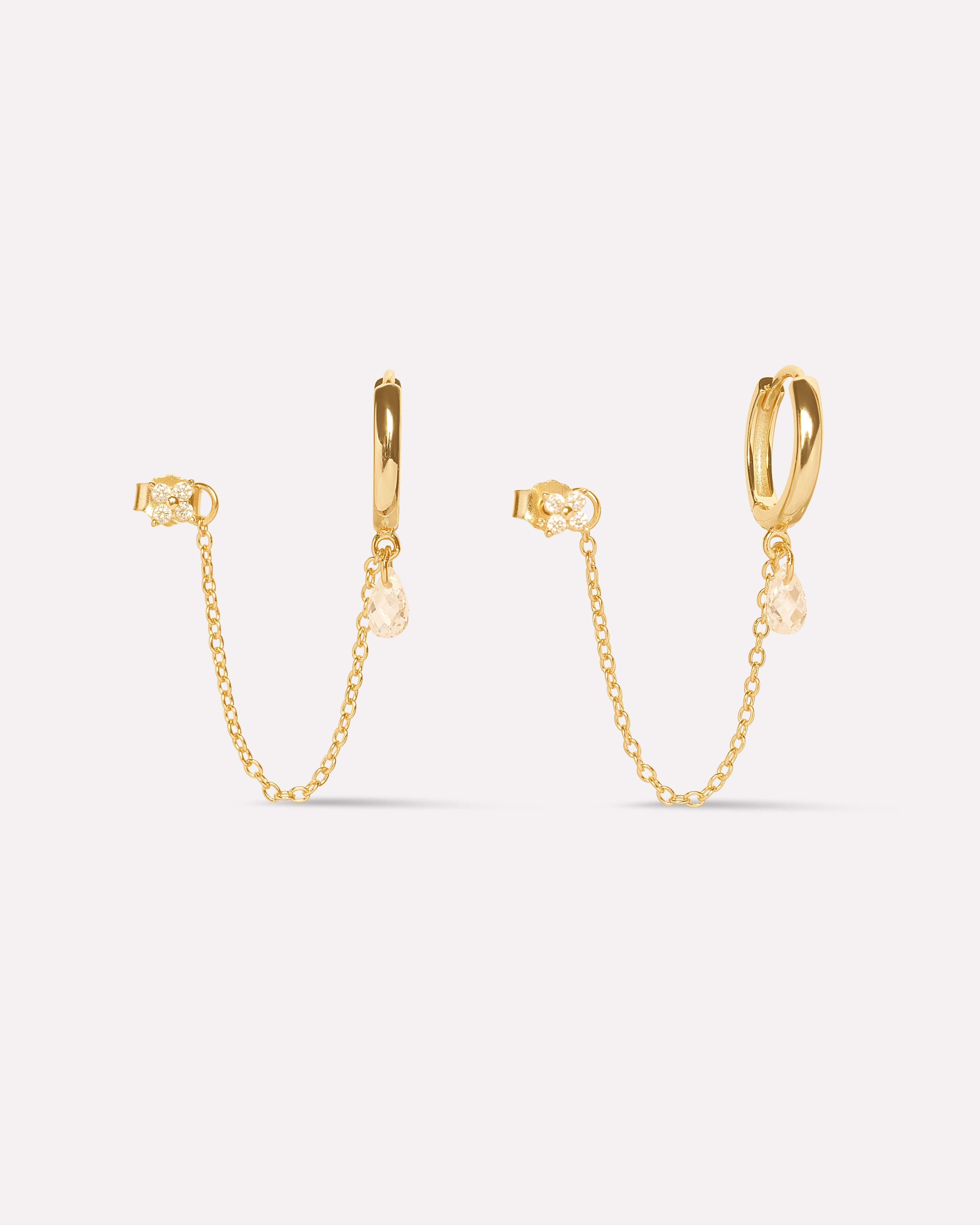 Estelle Chain Connector Earrings